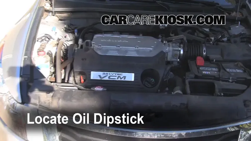 2008 Honda Accord EX-L 3.5L V6 Sedan (4 Door) Oil Check Oil Level